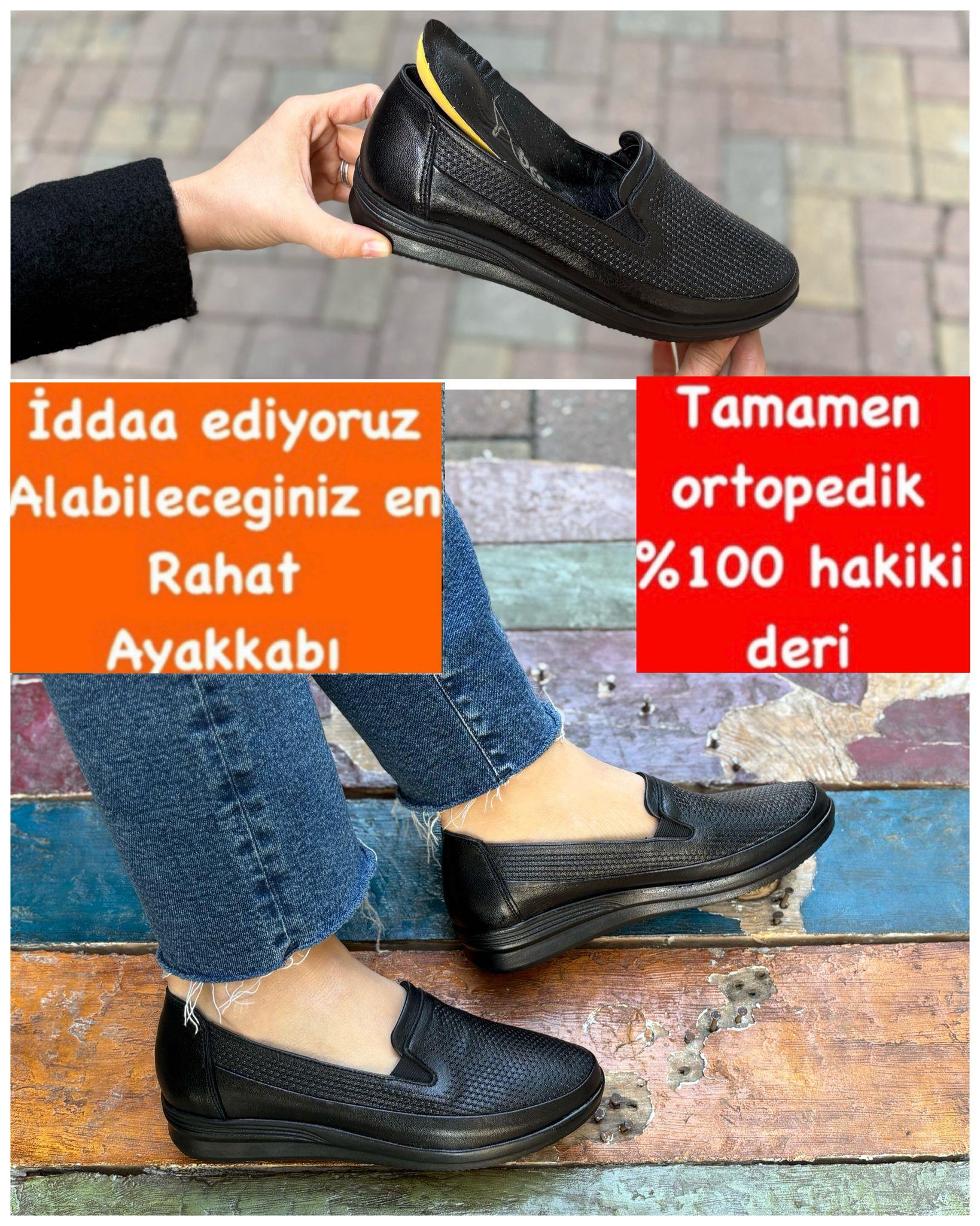 Buğra erol Hakiki Deri hafif taban ayakkabı dyrose-8186B
