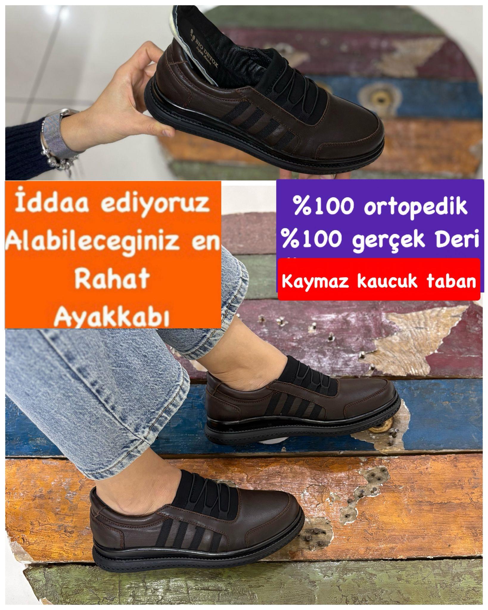 Buğra erol Hakiki Deri hafif taban ayakkabı eagle-6745EG