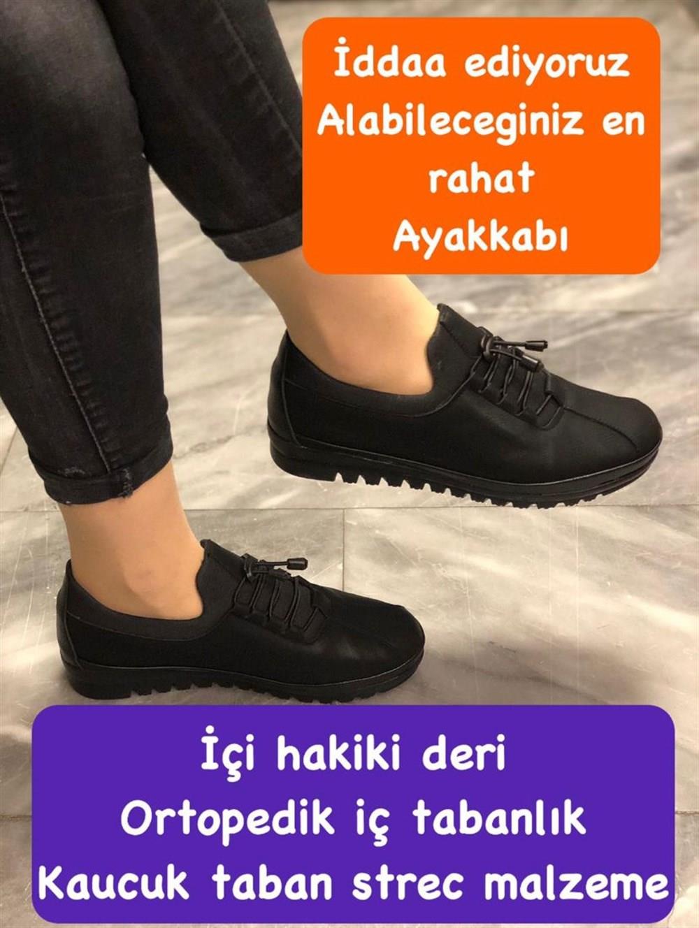 Buğra erol Kadın Çift Kat Ortopedik Tabanlıklı Ayakkabı tırtıl