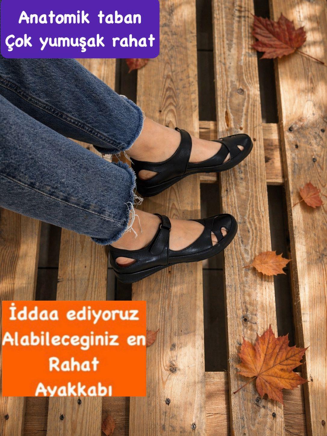 Buğra Erol Ortopedik Tabanlıklı Ayakkabı siyah yagubu