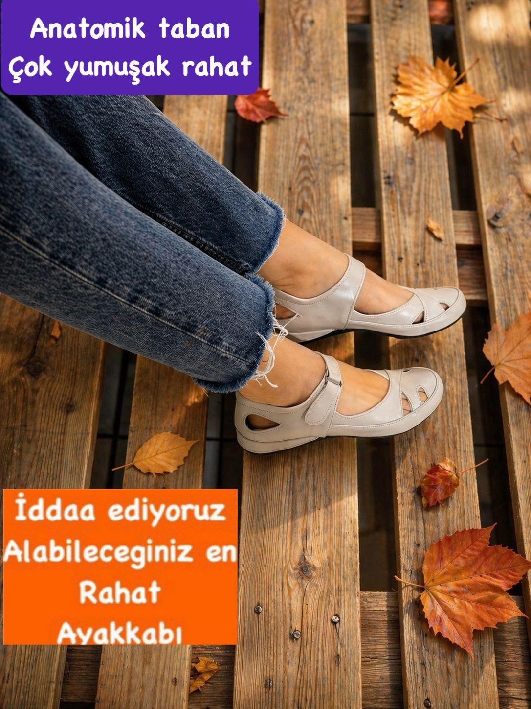 Buğra Erol Ortopedik Tabanlıklı Ayakkabı krem yagubu