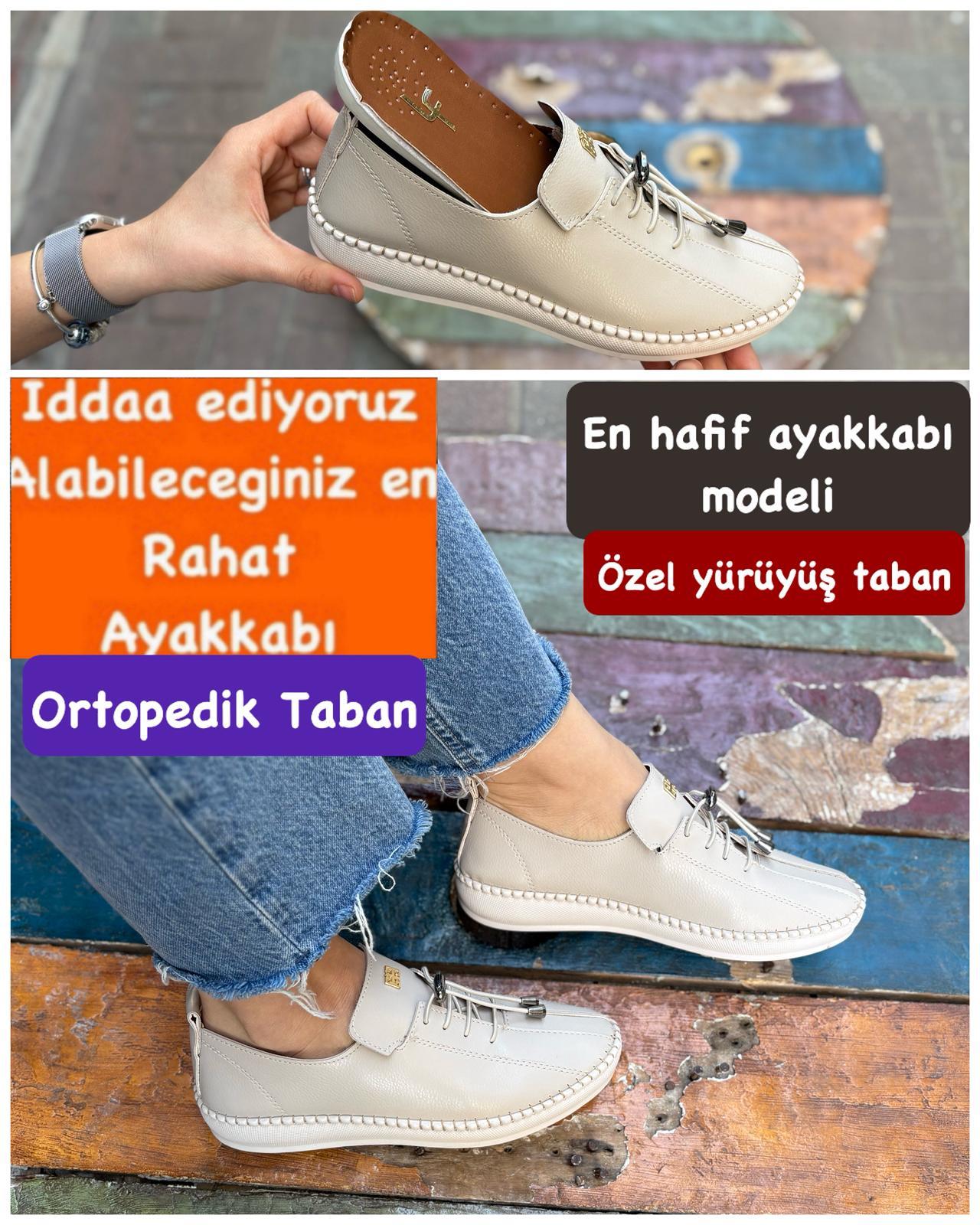 Buğra Erol Ortopedik Tabanlıklı Ayakkabı beyaz ten-355