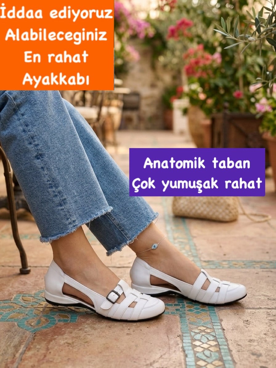Buğra Erol Ortopedik Tabanlıklı Ayakkabı beyaz token