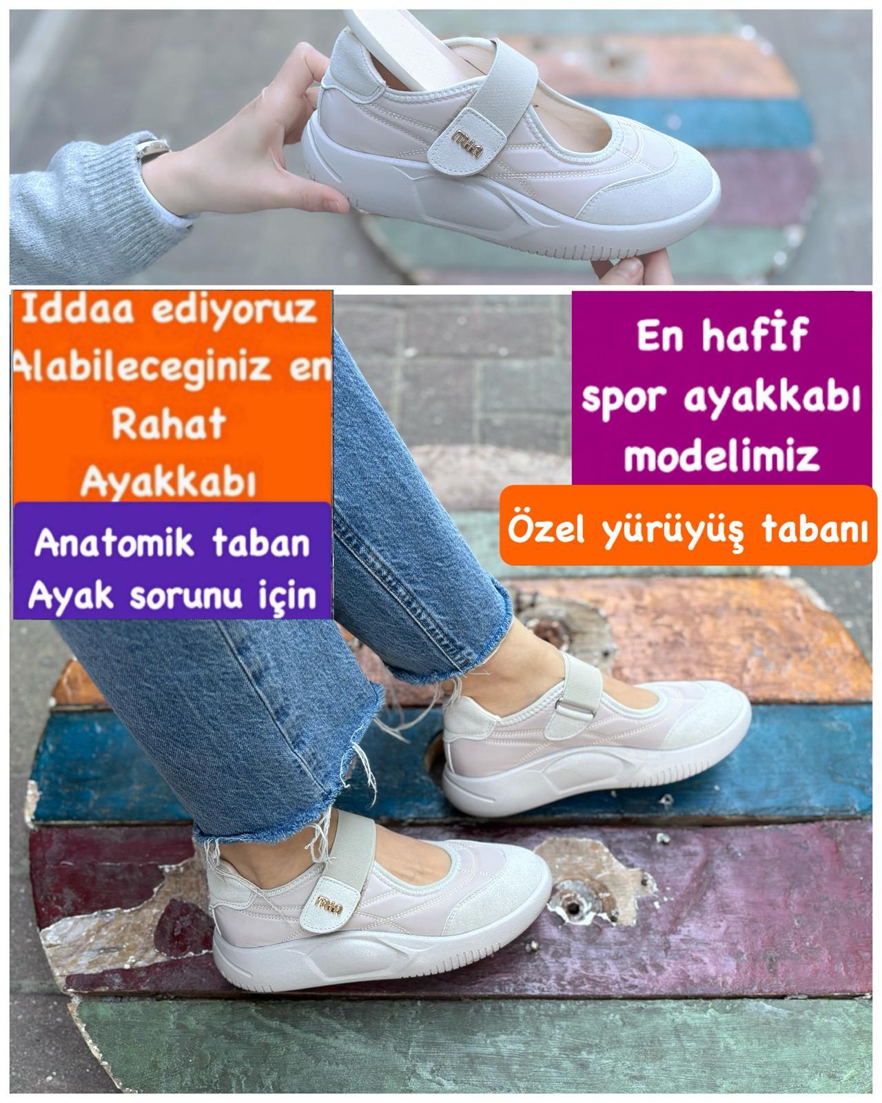 Buğra erol Ortopedik Tabanlıklı Cırtlı Ayakkabı miuni-120755