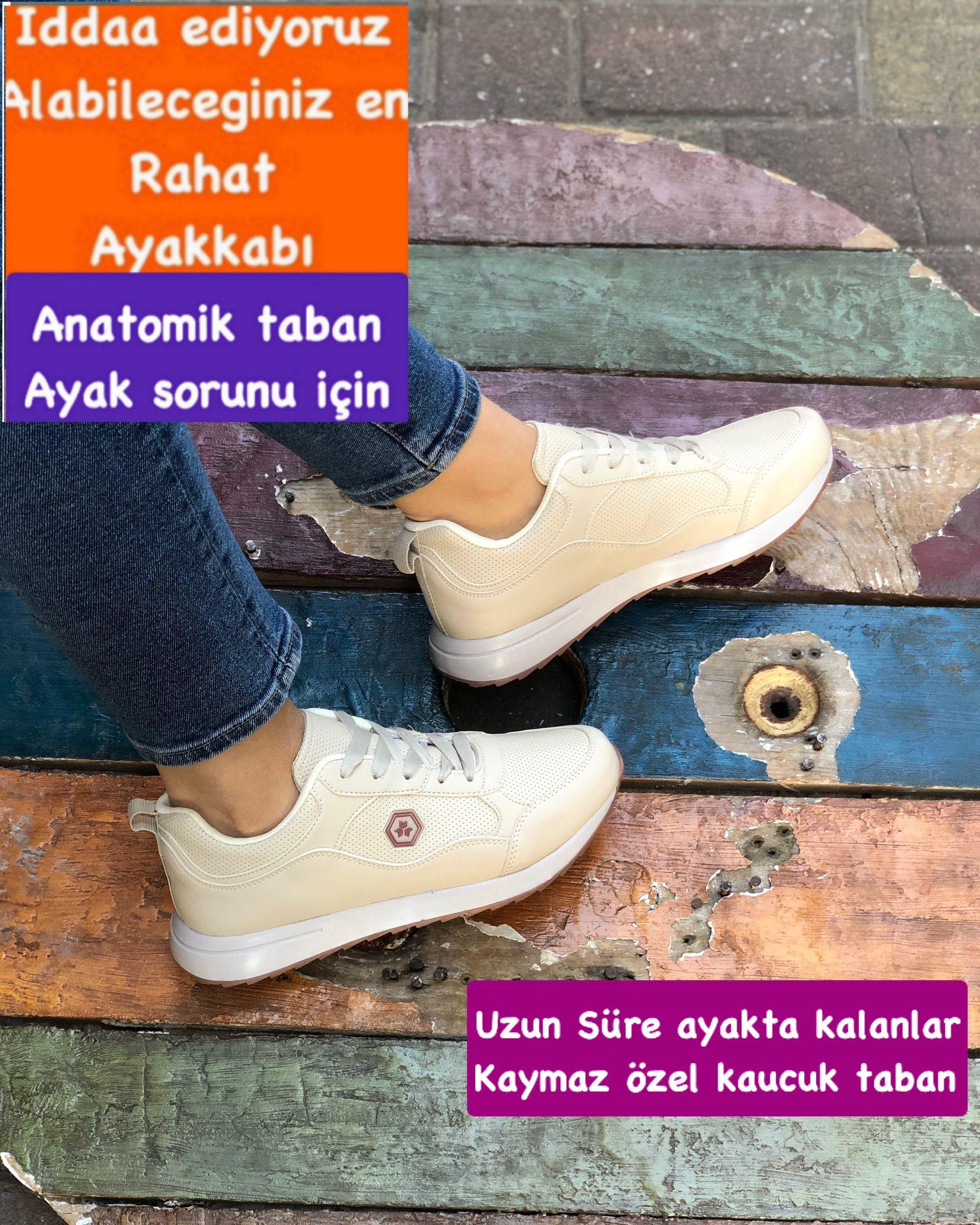 Buğra erol Ortopedik Tabanlıklı Spor Ayakkabı defi't-7609