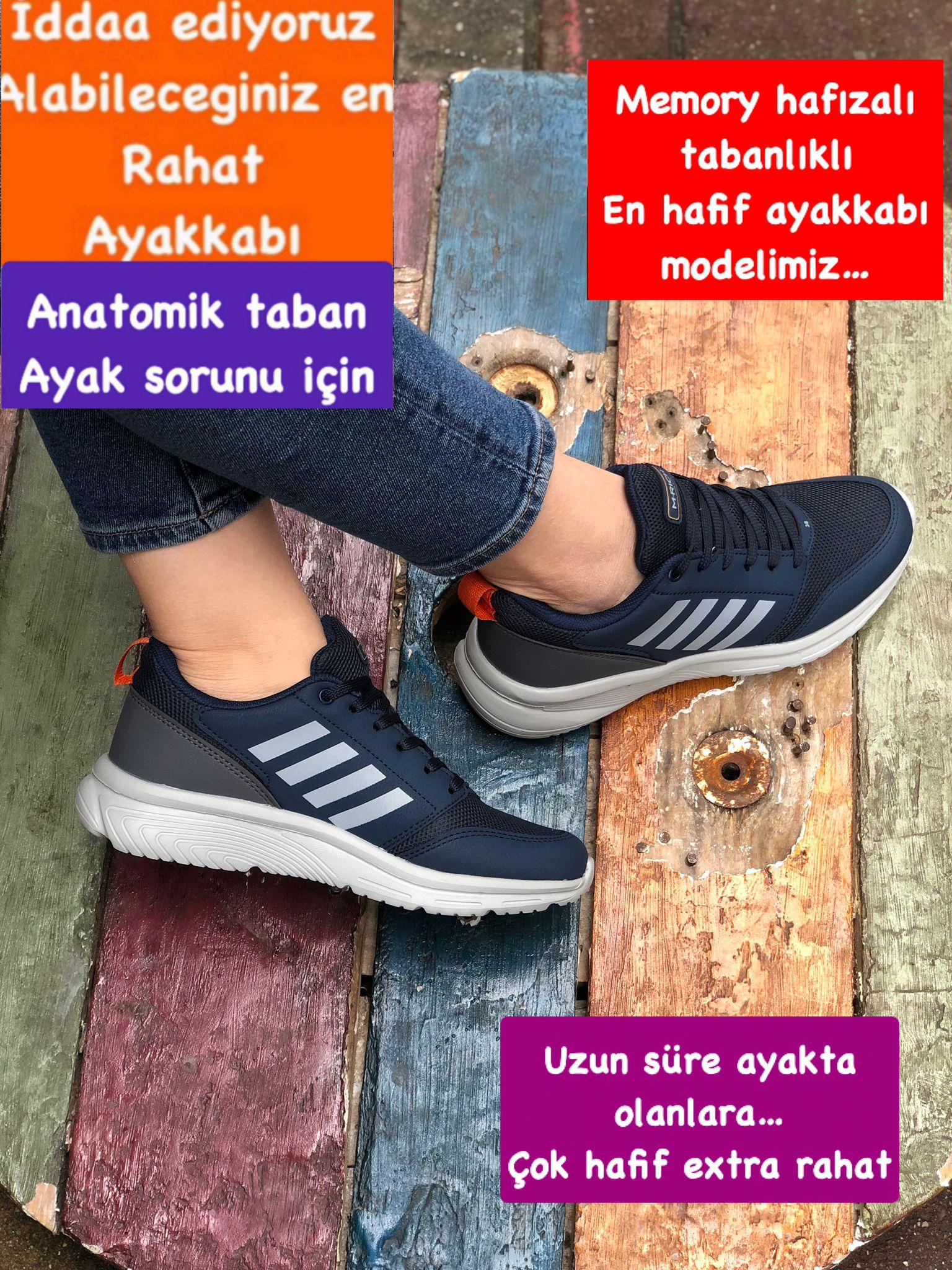 Buğra erol Ortopedik Tabanlıklı Spor Ayakkabı fümes-1073