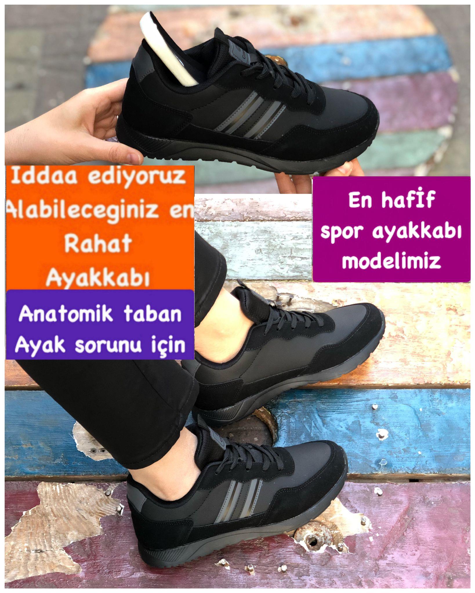 Buğra erol Ortopedik Tabanlıklı Spor Ayakkabı lavi's-8793