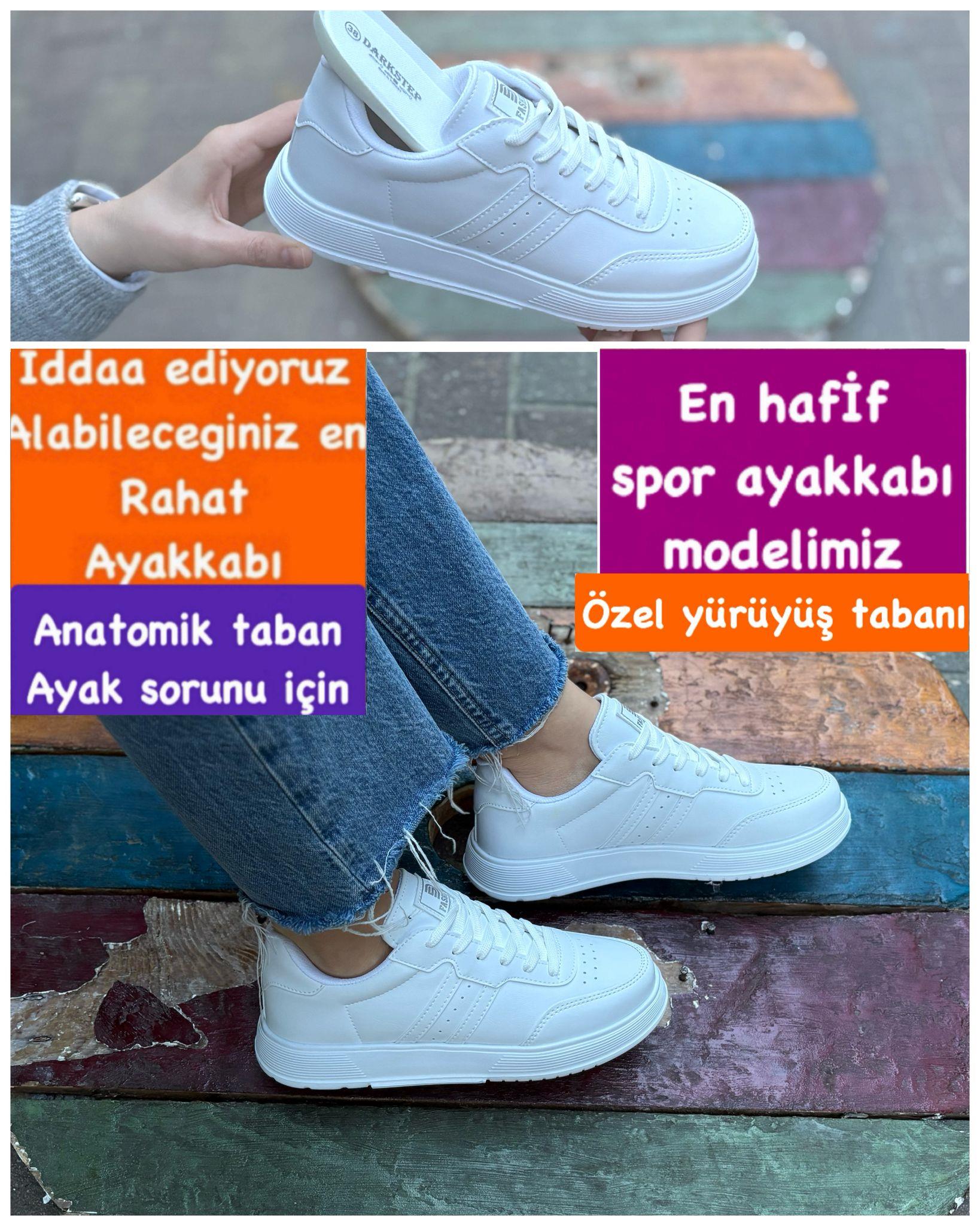 Buğra erol Ortopedik Tabanlıklı Spor Ayakkabı cilt darks-6519