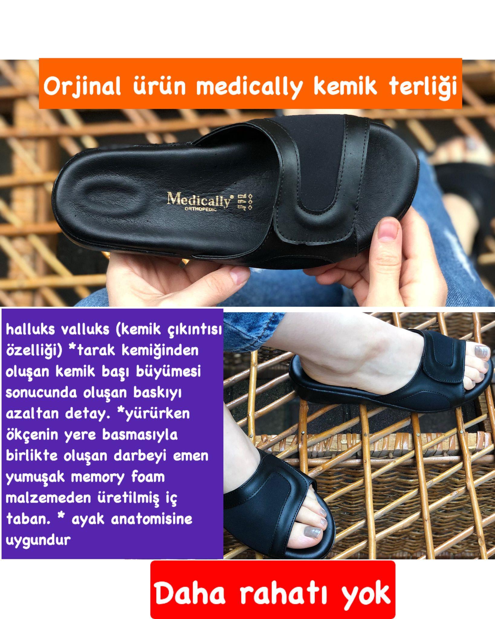 Buğra erol Ortopedik Terlik black-30425