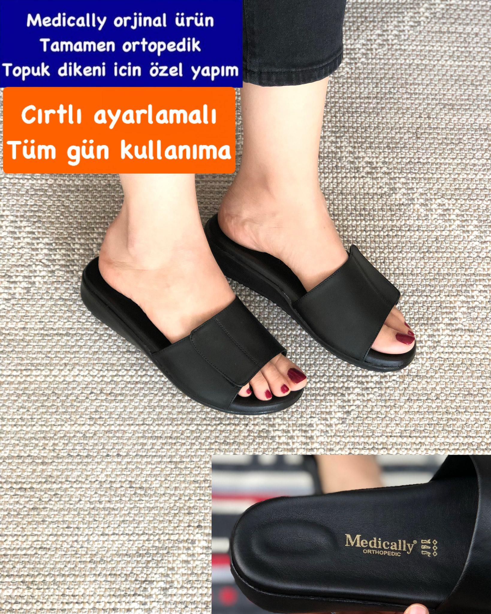 Buğra erol Ortopedik Terlik cırtlı fiona 30425