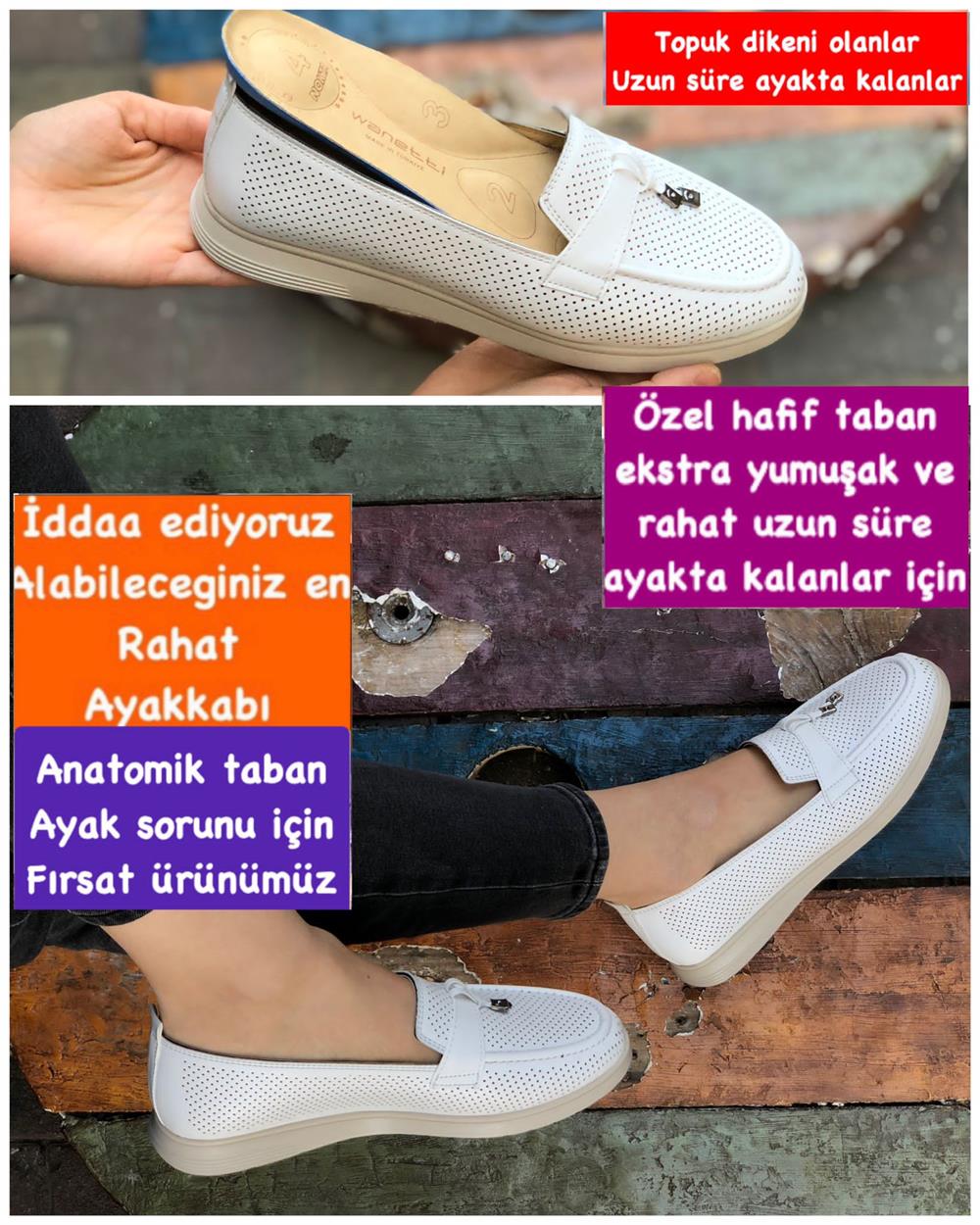 Buğra erol Özel Hafif 4 Nokta Ortopedik Tabanlıklı Ayakkabı isabella 222