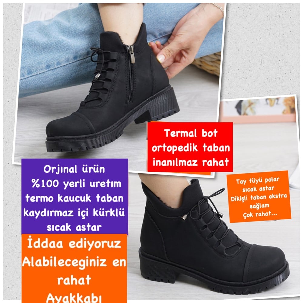 Buğra erol Termal İçi polar dikişli Bot Kerb