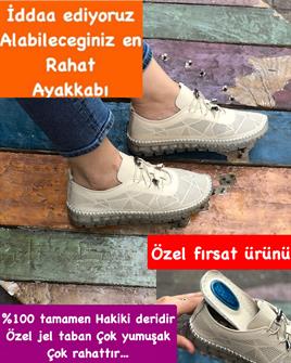 Buğra erol Hakiki Deri Ortopedik slikon yumuşak tabanlı ayakkabı mimas-1784