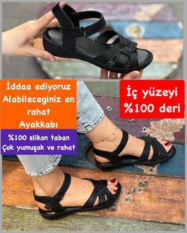 Buğra erol İçi Hakiki Deri slikon yumuşak tabanlı sandelet narcissus-5647