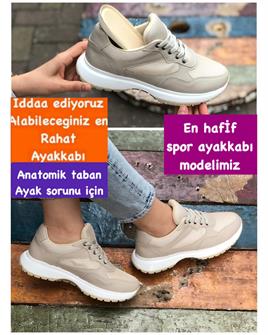 Buğra erol Ortopedik Tabanlıklı Spor Ayakkabı floria-48644