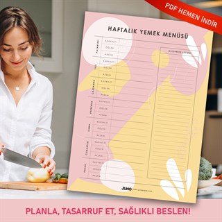 JUNO DİJİTAL HAFTALIK MENÜ LİSTESİ