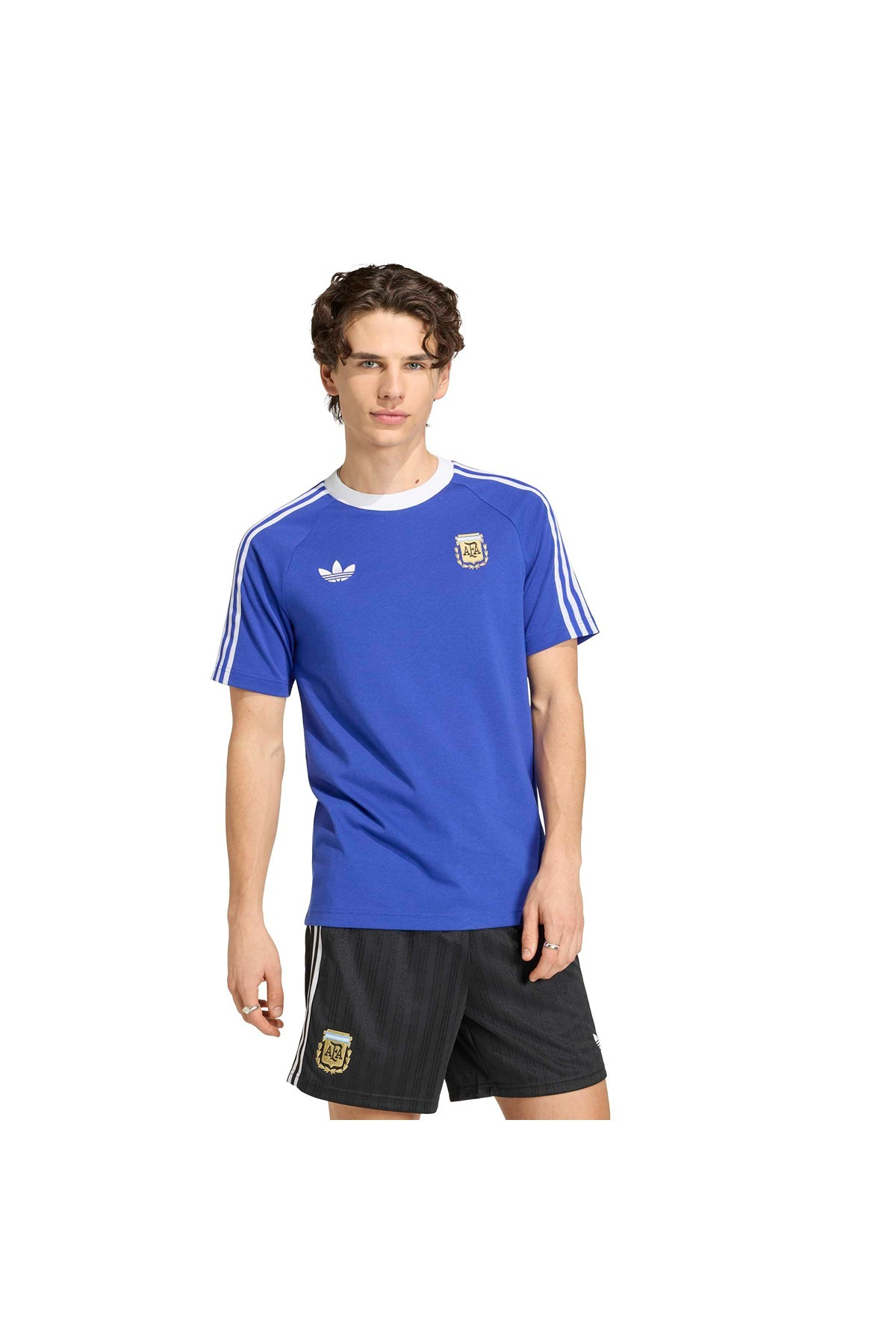 adidas AFA OG TEE Mavi Erkek   T-shirt JZ6307