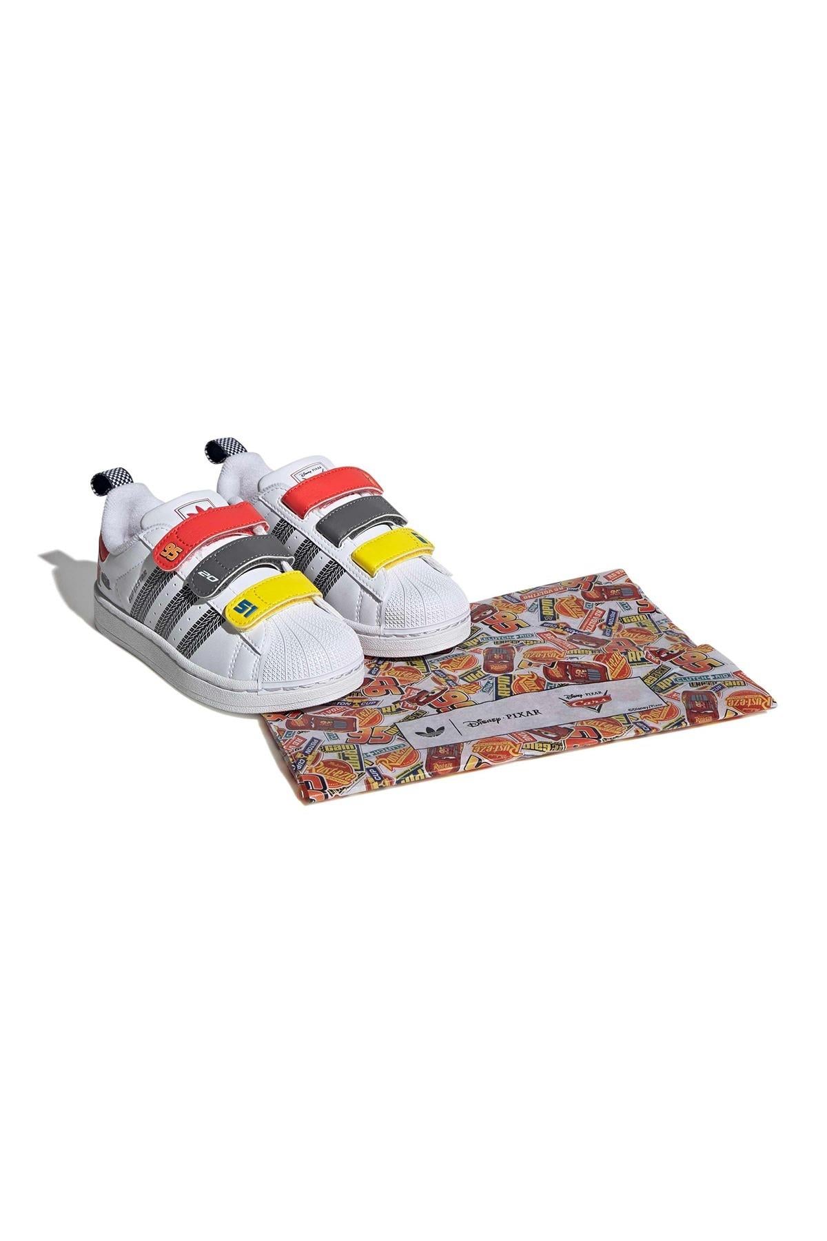 adidas  Çocuk Beyaz  Sneaker SUPERSTAR II CF C JQ1337
