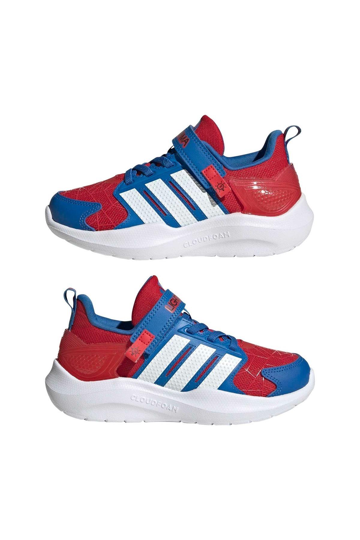 adidas Çocuk  Kırmızı  Koşu Ayakkabısı LIGHTORAMA RNR SPIDER-MAN EL C JR2334
