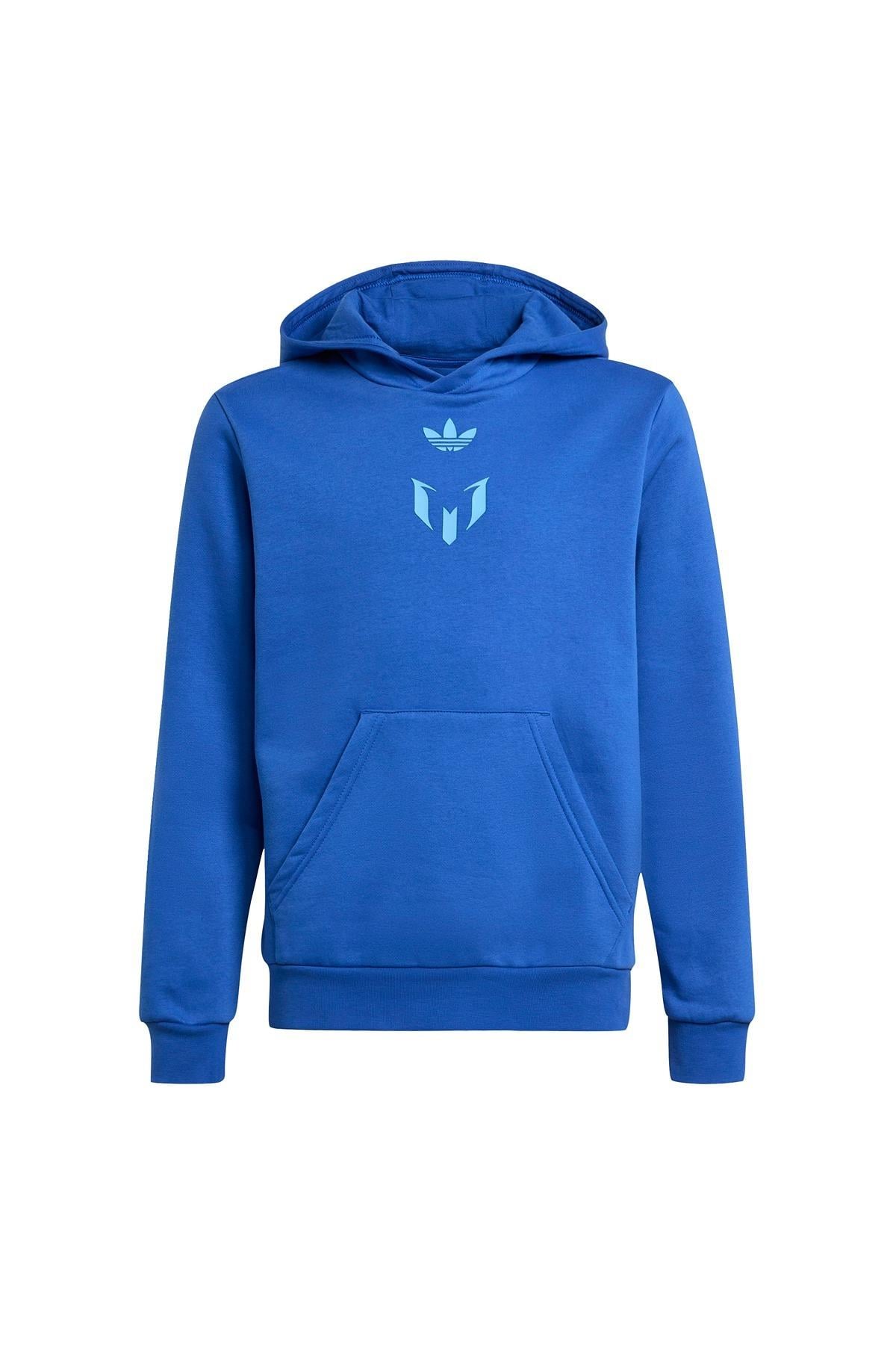 adidas Çocuk  Mavi  Sweatshirt MESSI HOODIE Y JY9542