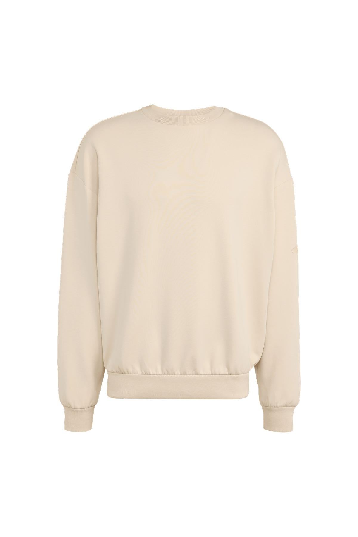 adidas Erkek  Bej  Sweatshirt M SL SK CREW KF8587