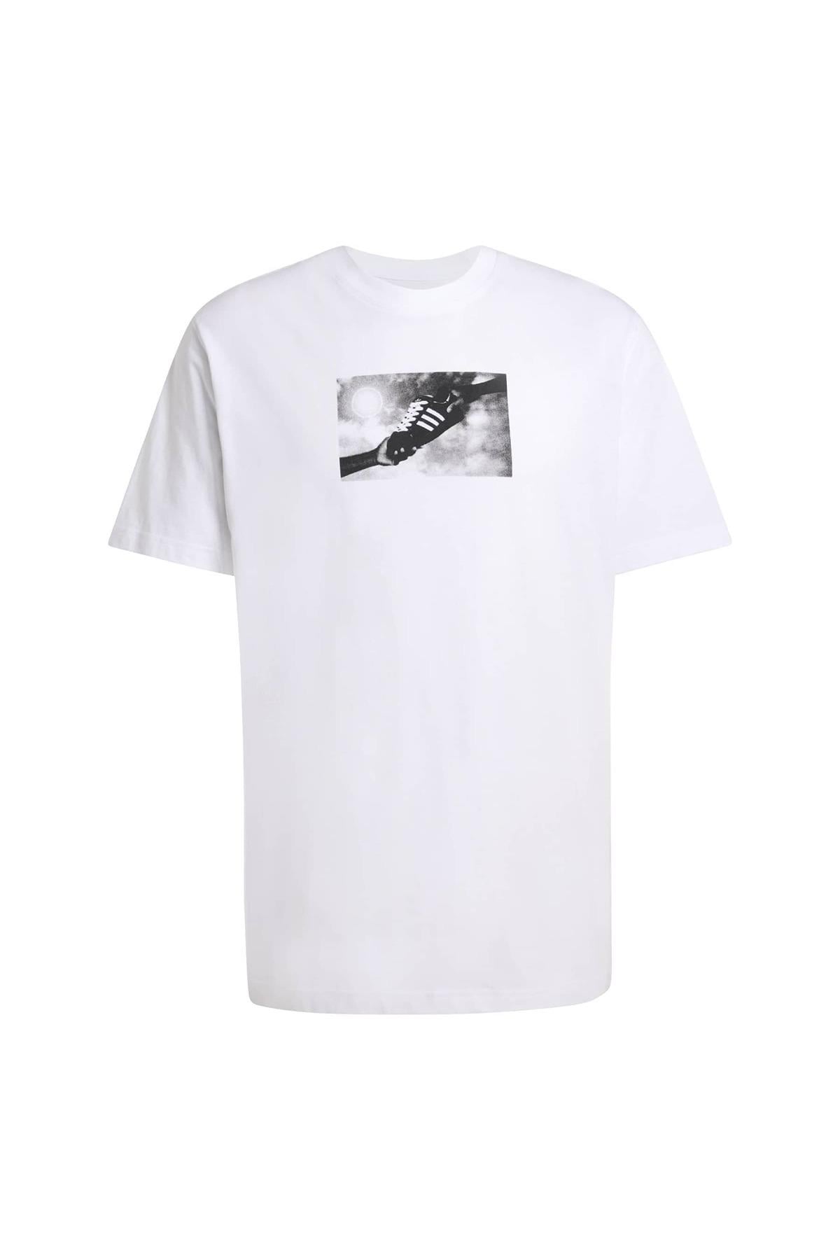 adidas Erkek  Beyaz  T GFX T KS7615