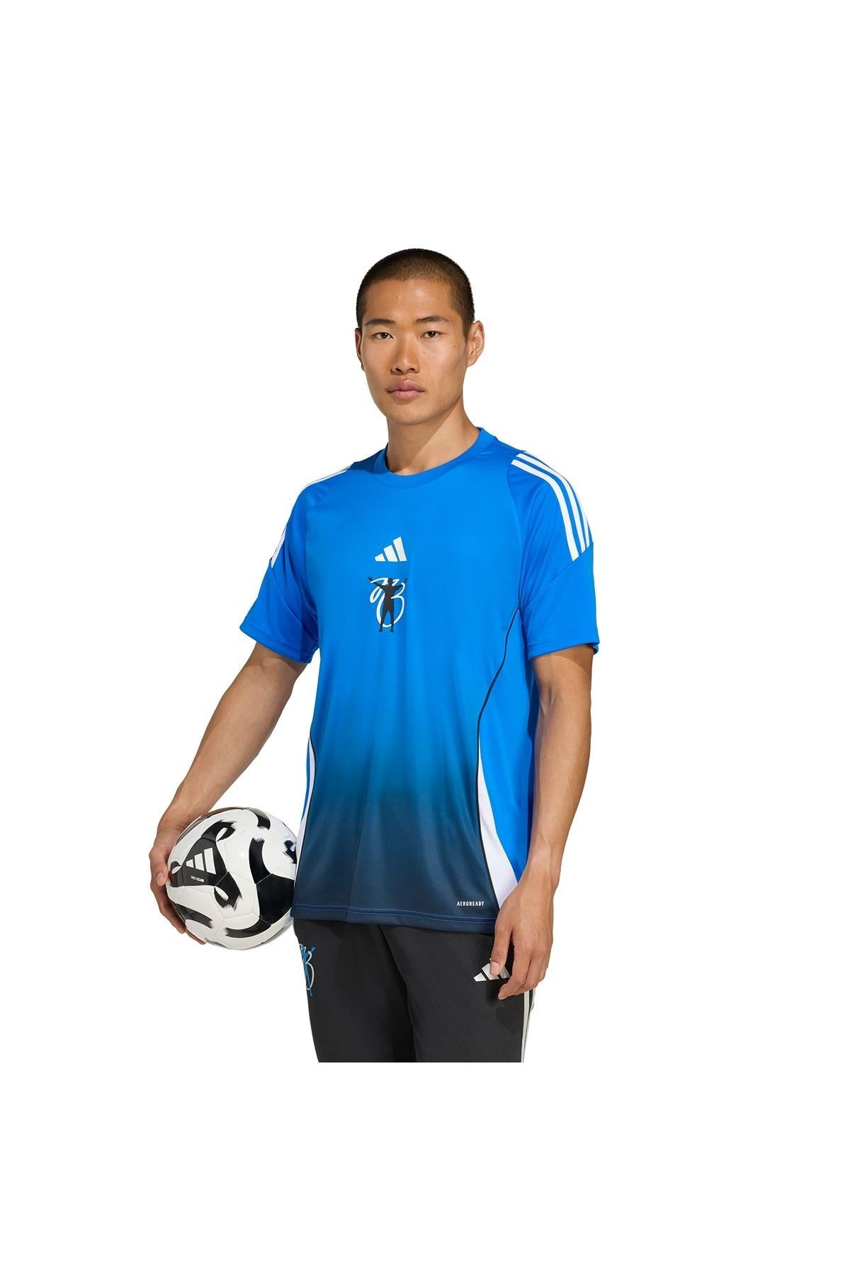 adidas  Erkek Mavi  T-shirt JB TR JSY JX6297