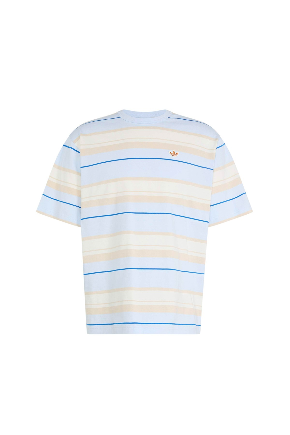 adidas Erkek  Mavi  T-shirt STRIPE TEE KX1268