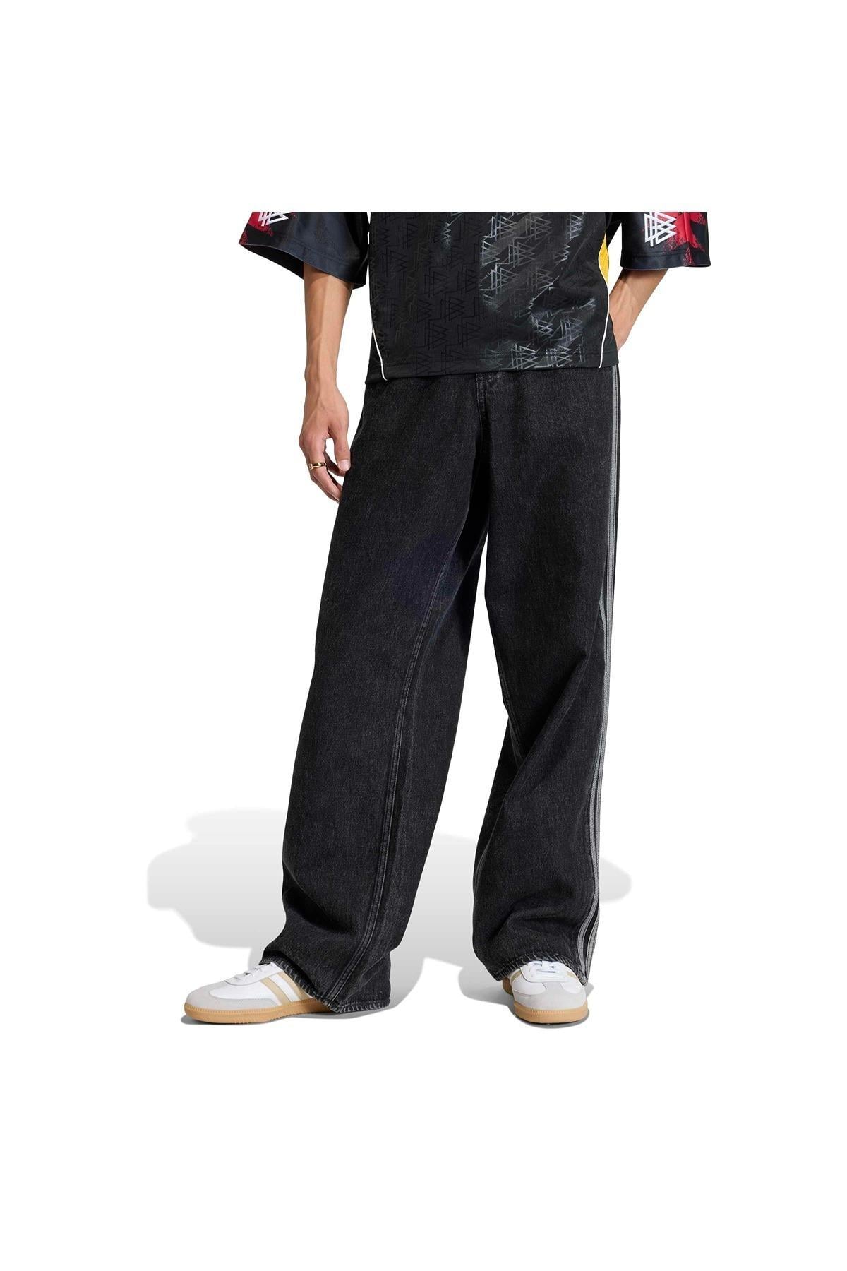 adidas Erkek  Siyah  Pantolon FIREBIRD JEANS KD1497