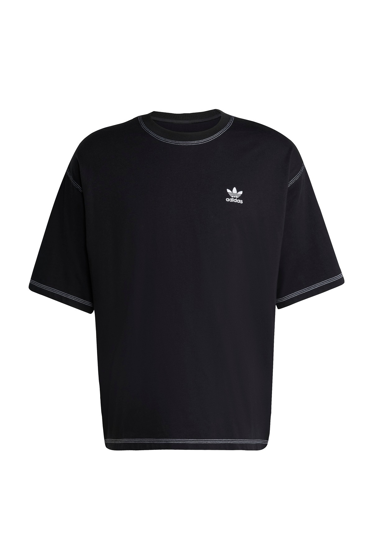 adidas Erkek  Siyah  T-shirt ESSENTIALS TEE JW0971