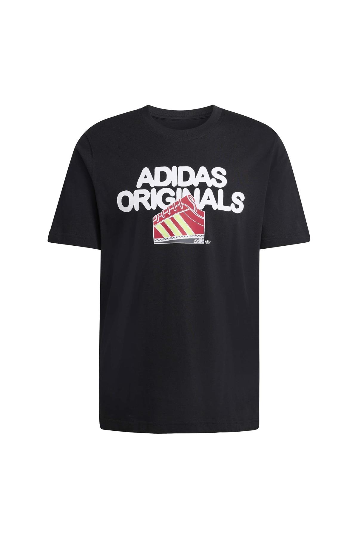 adidas  Erkek Siyah  T-shirt GFX T KQ9827