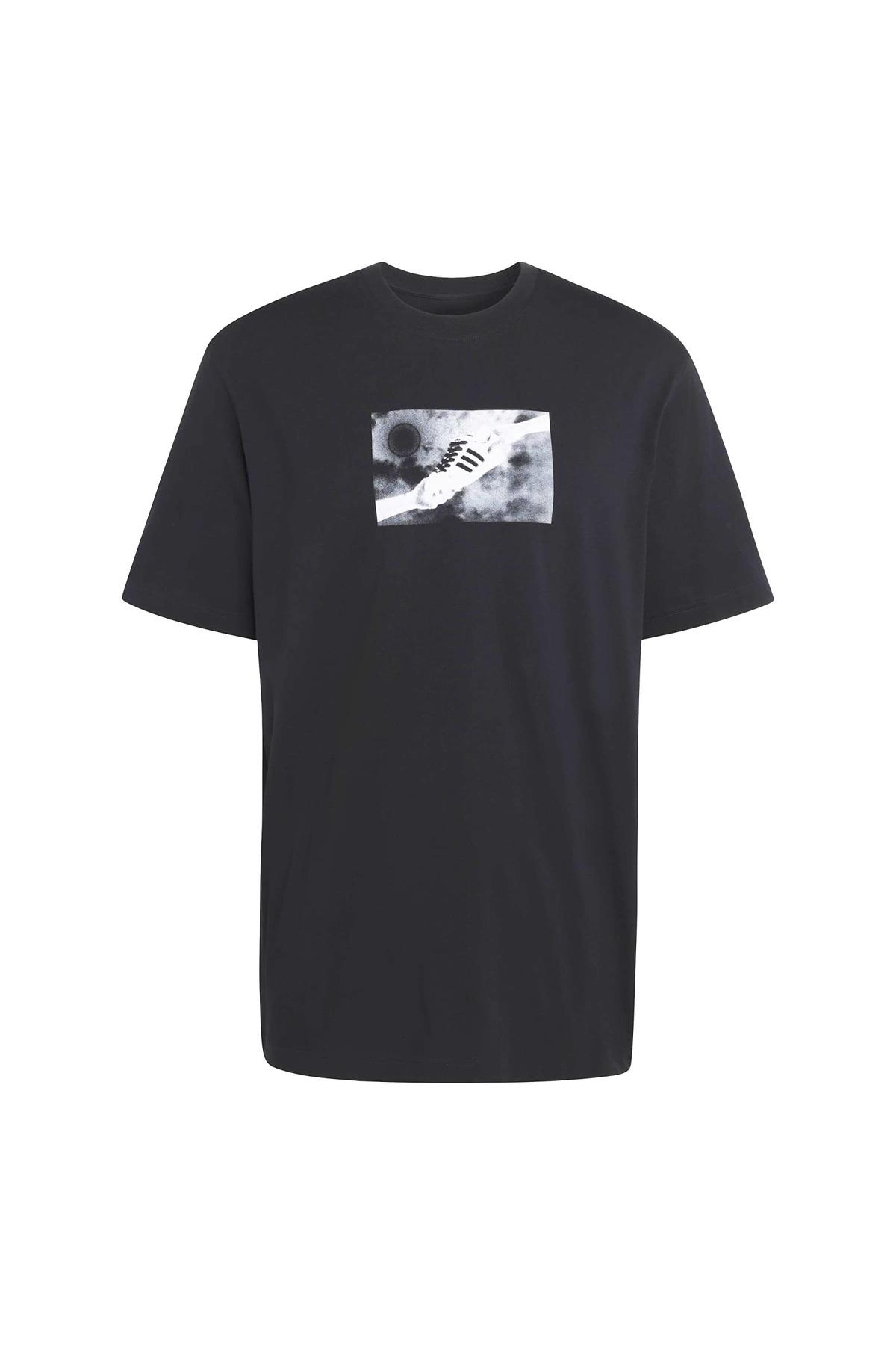 adidas  Erkek Siyah  T-shirt GFX T KS7611