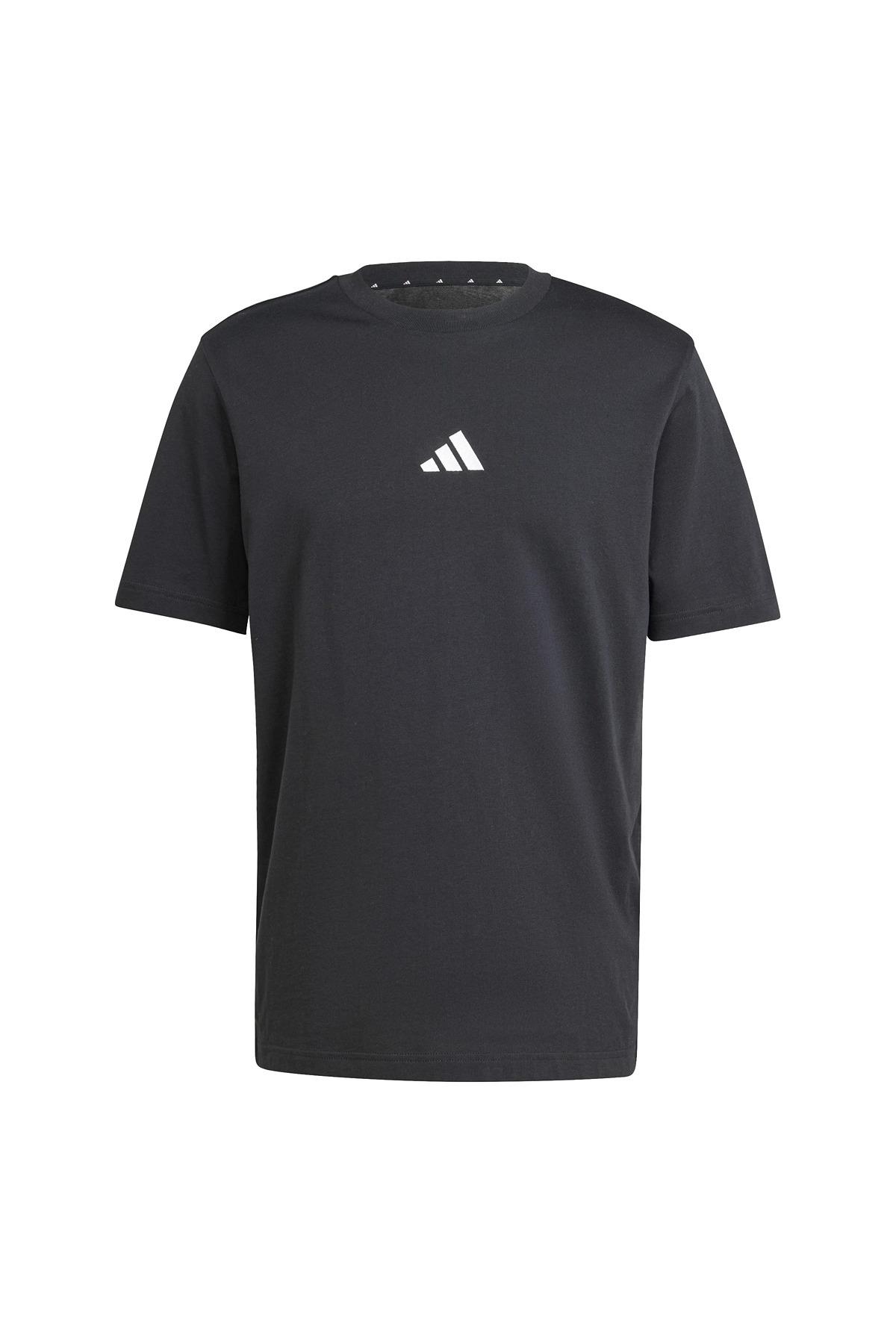 adidas  Erkek  Siyah  T-shirt M SL SJ T JE9024