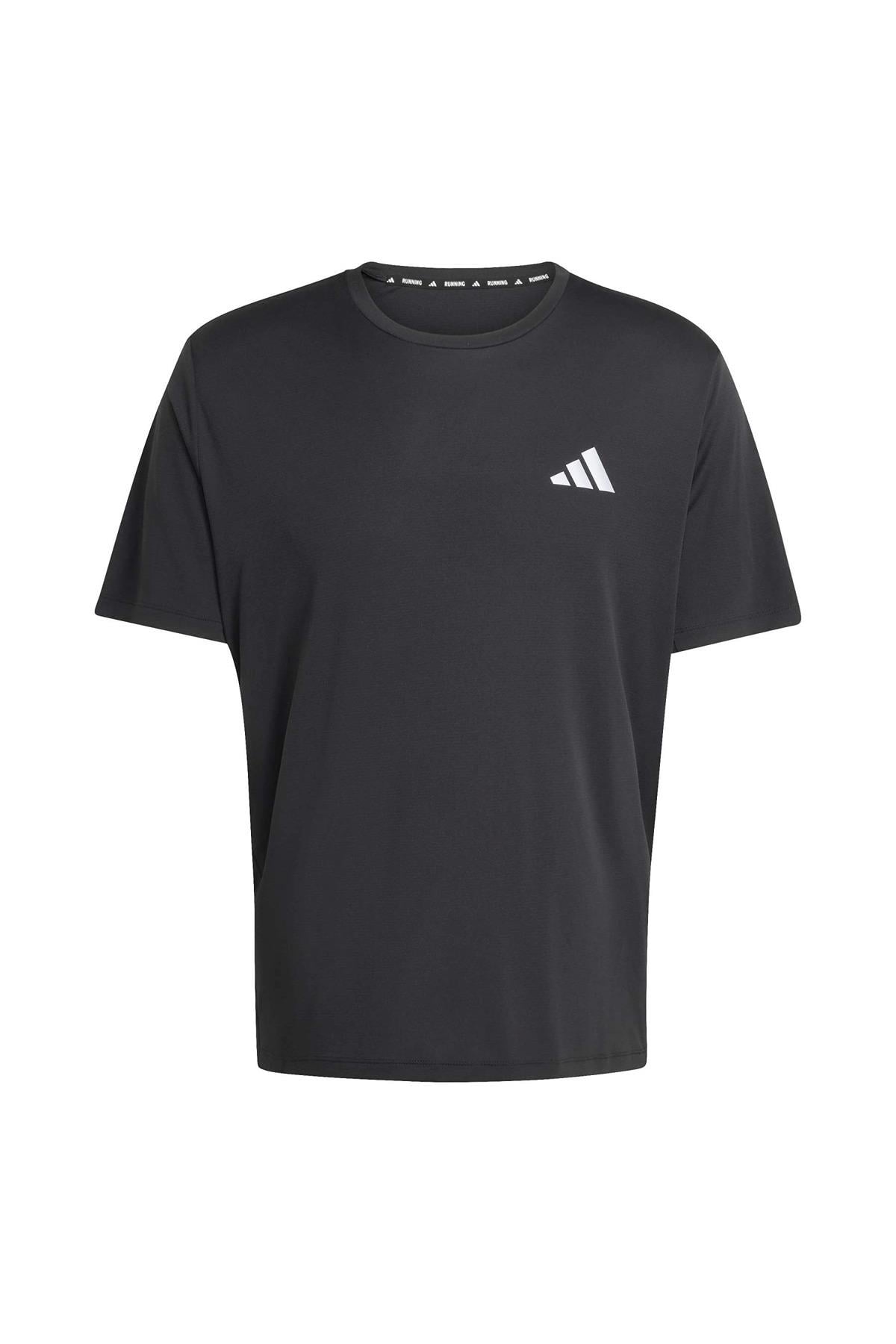 adidas  Erkek Siyah  T-shirt Run Ess Tee M KB5965