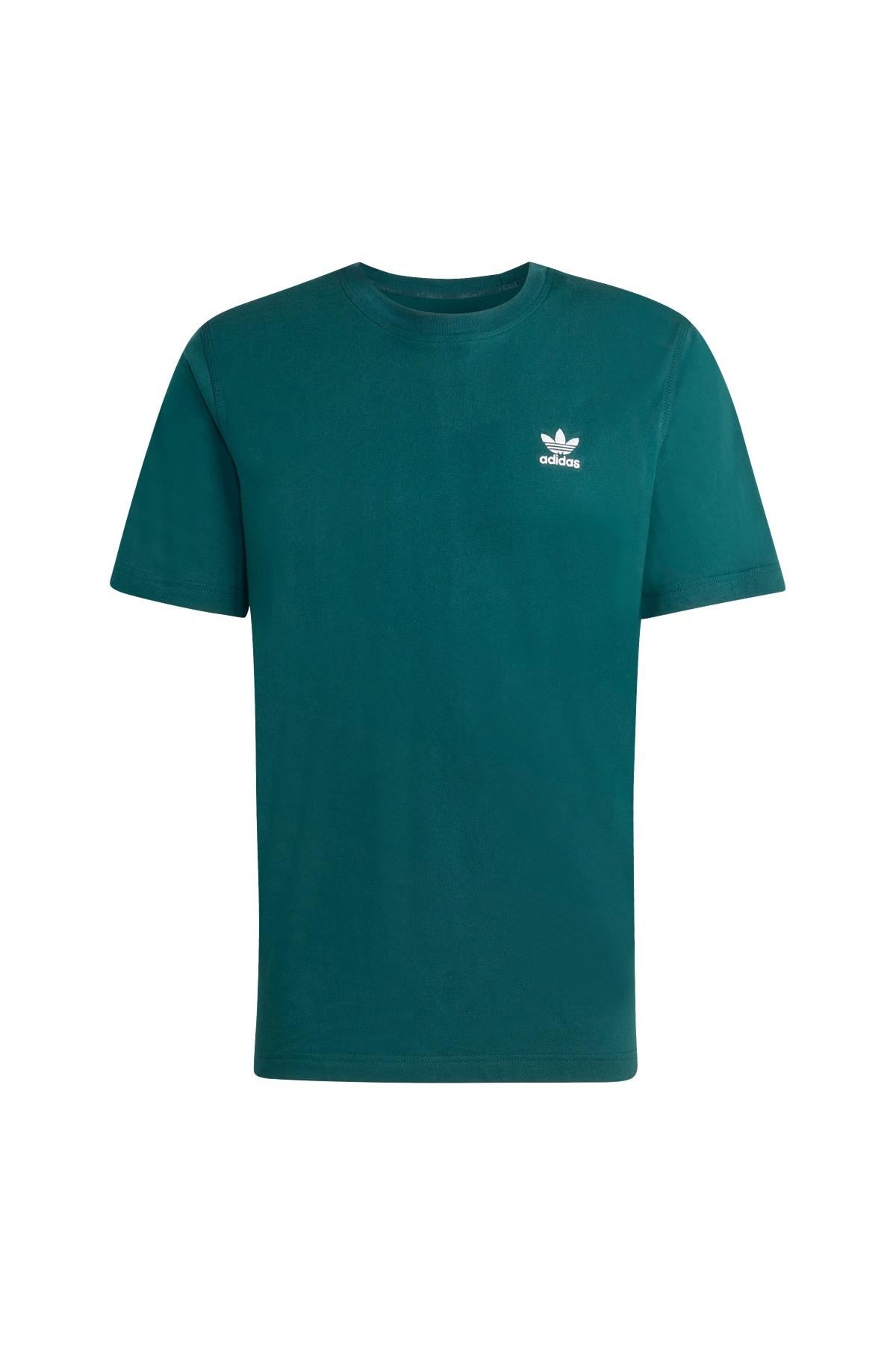 adidas Erkek  Yeşil  T-shirt TREFOIL ESS TEE JZ3586