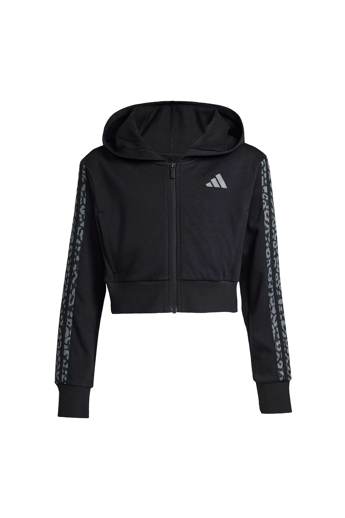 adidas JG AN 3S FT FZ Siyah Çocuk   Ceket KB6985