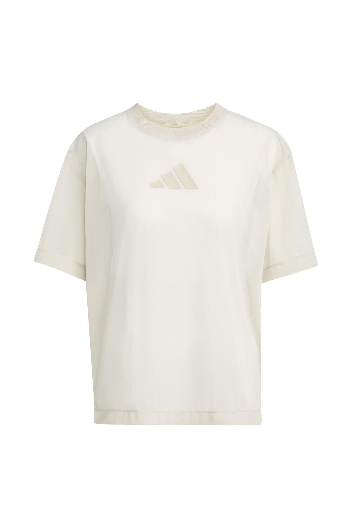 adidas Kadın  Bej  T-shirt W ALL SZN SH T JV9873