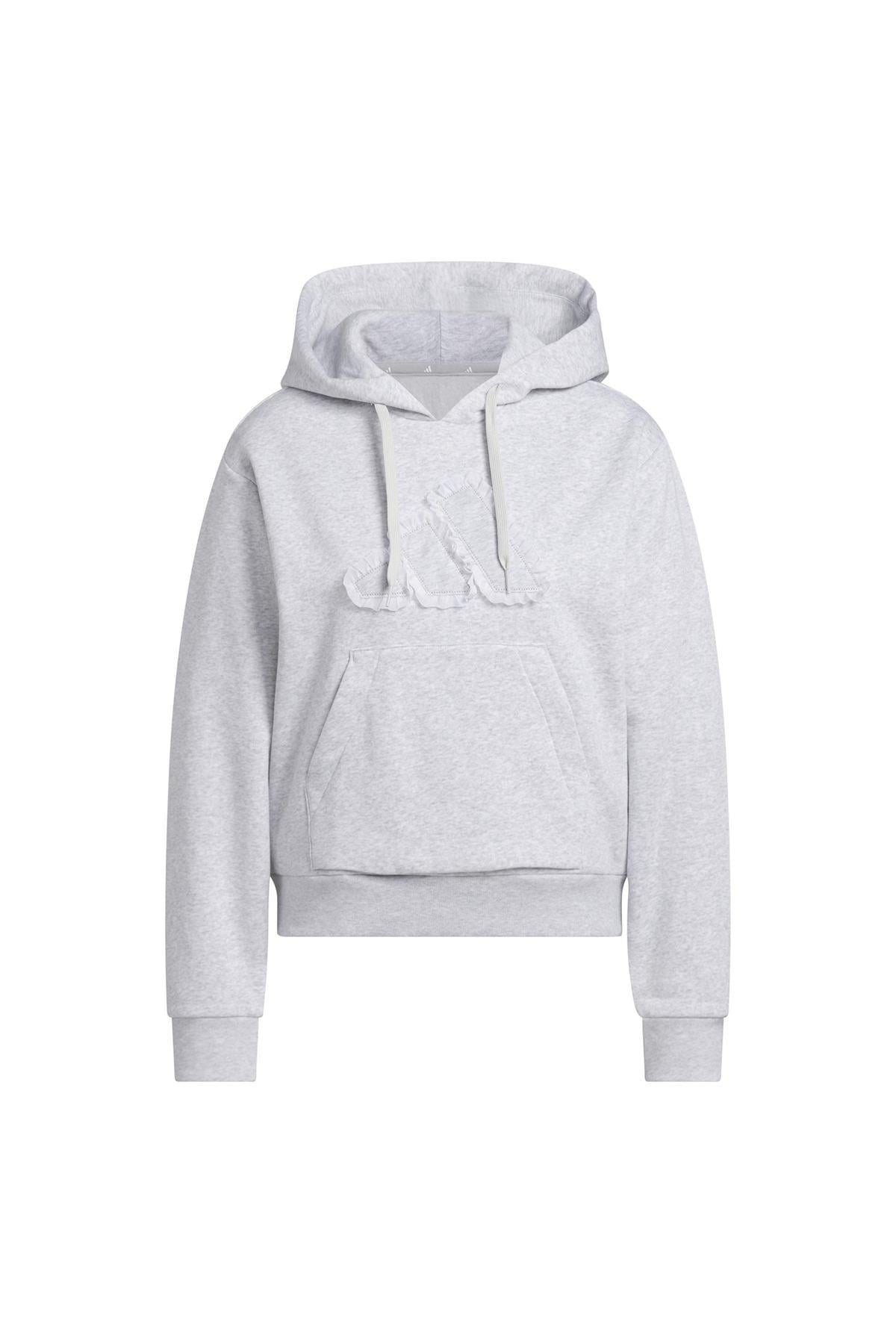 adidas Kadın  Gri  Sweatshirt W CO RUFF HD JX1326