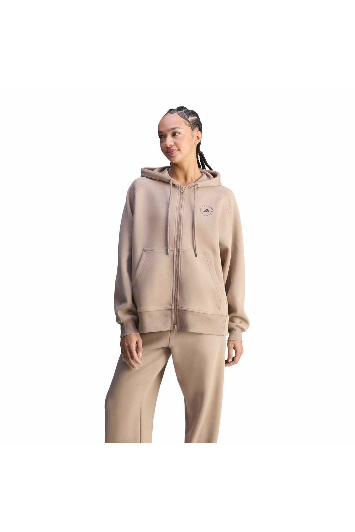 adidas Kadın  Kahverengi  Ceket aSMC FZ HOODIE JZ0652