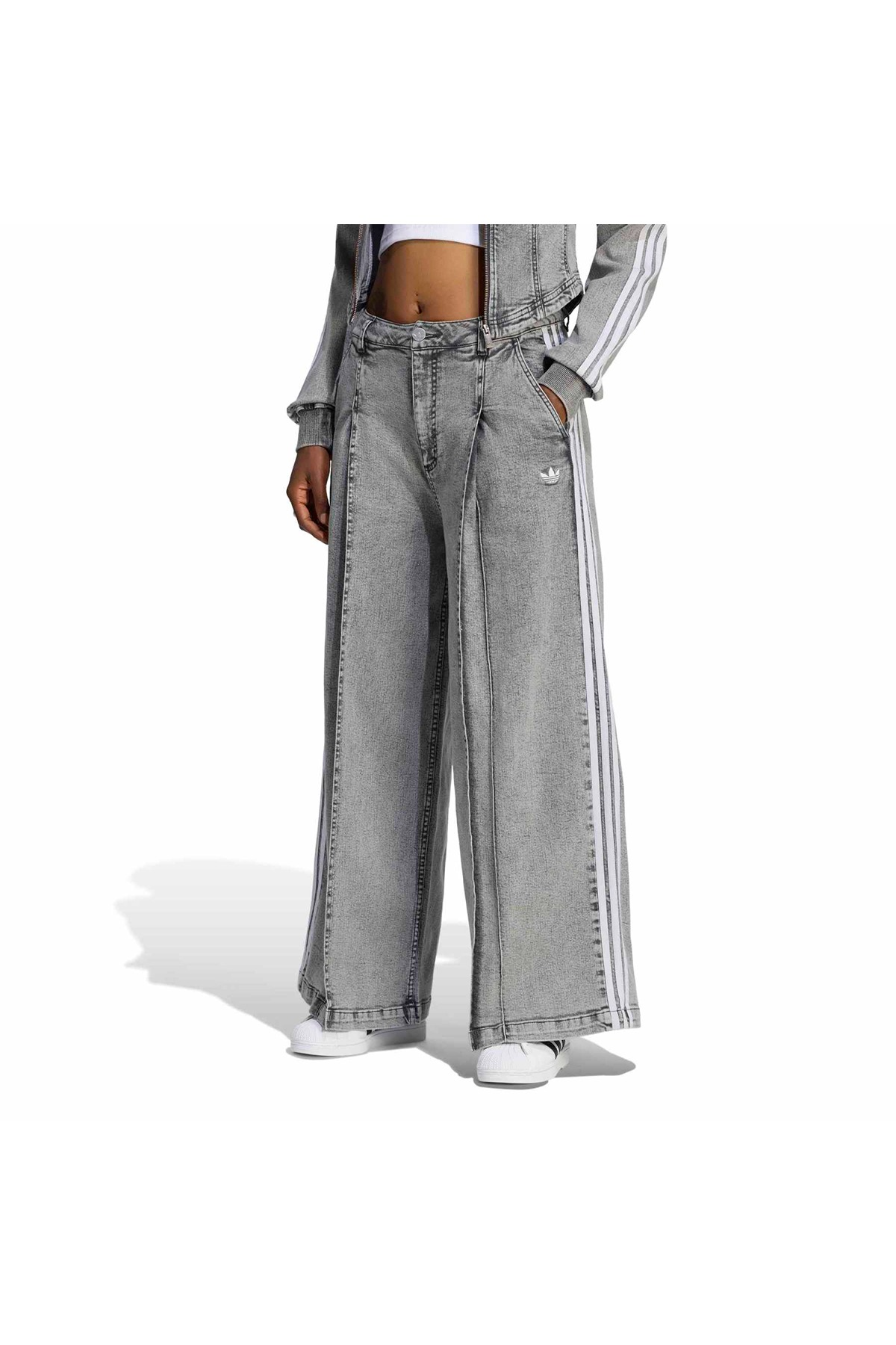 adidas Mavi  Kadın  Eşofman Altı DENIM WL PANTS LF3777