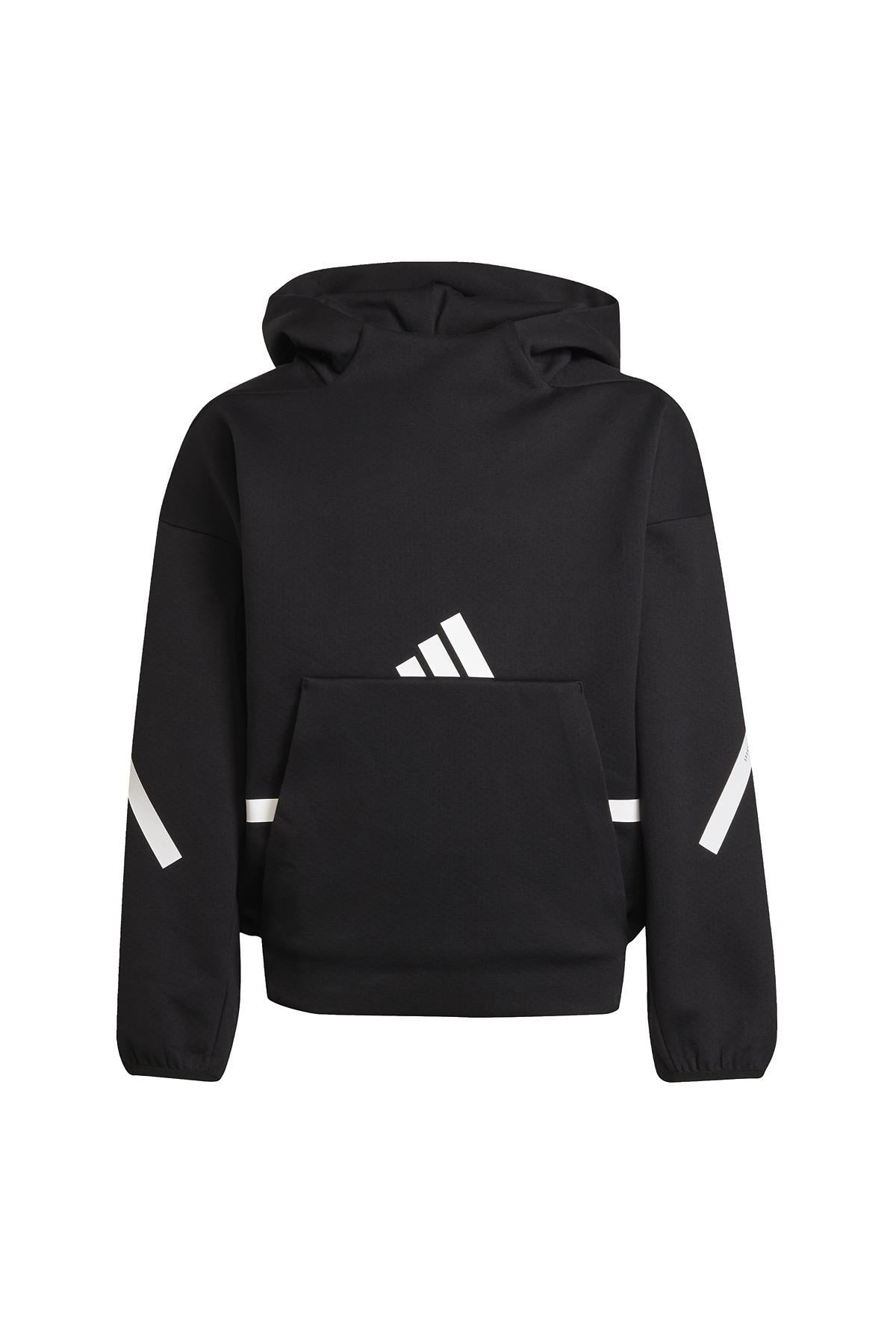 adidas Siyah Unisex Çocuk   Sweatshirt J Z.N.E. HD IS6916