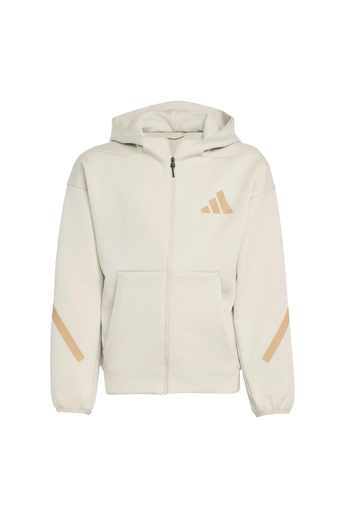 adidas Unisex Çocuk  Bej  Ceket J Z.N.E.FZ JW4005