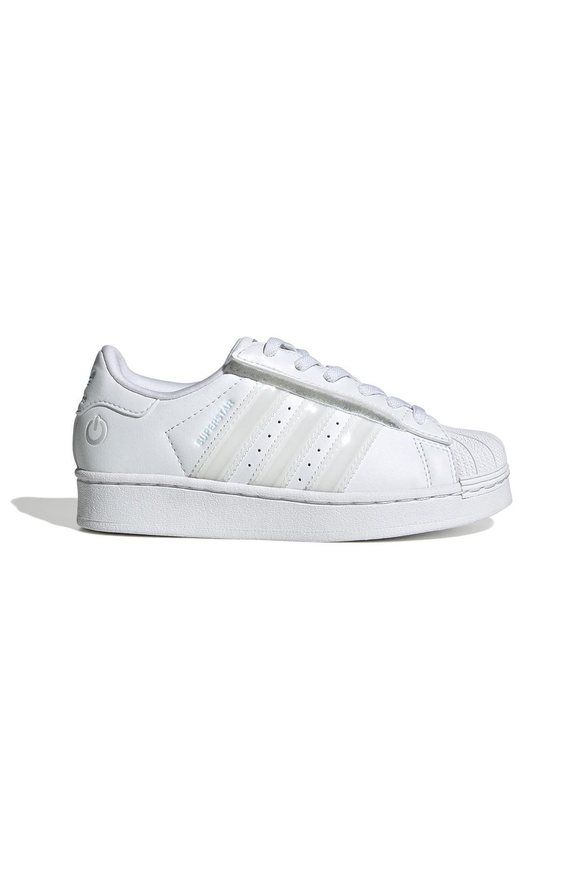 adidas Unisex Çocuk  Beyaz  Sneaker SUPERSTAR LED LIGHTS CF EL C JQ6419