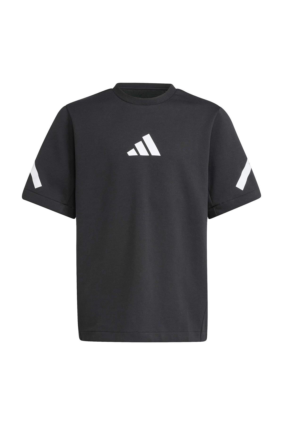 adidas Unisex Çocuk  Siyah  T-shirt J ZNE TEE JD0017