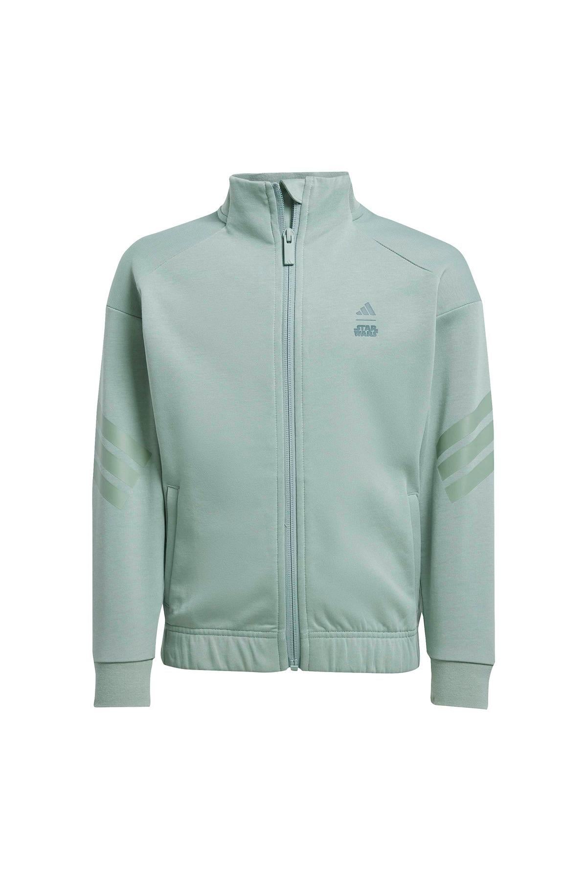adidas Unisex Çocuk  Yeşil  Ceket LK SW MNDO TT JF3653