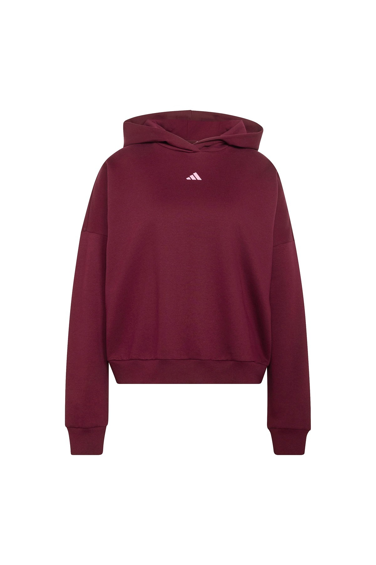 adidas W 3SS FL HD2 Kadın  Bordo  Sweatshirt HZ0855