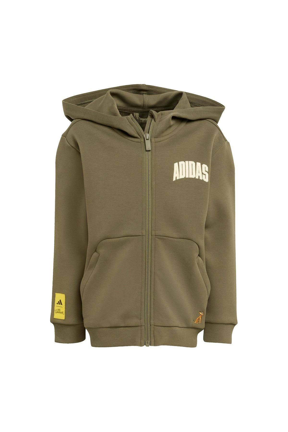 adidas Yeşil Unisex Çocuk   Ceket LK SIM TT JL9198
