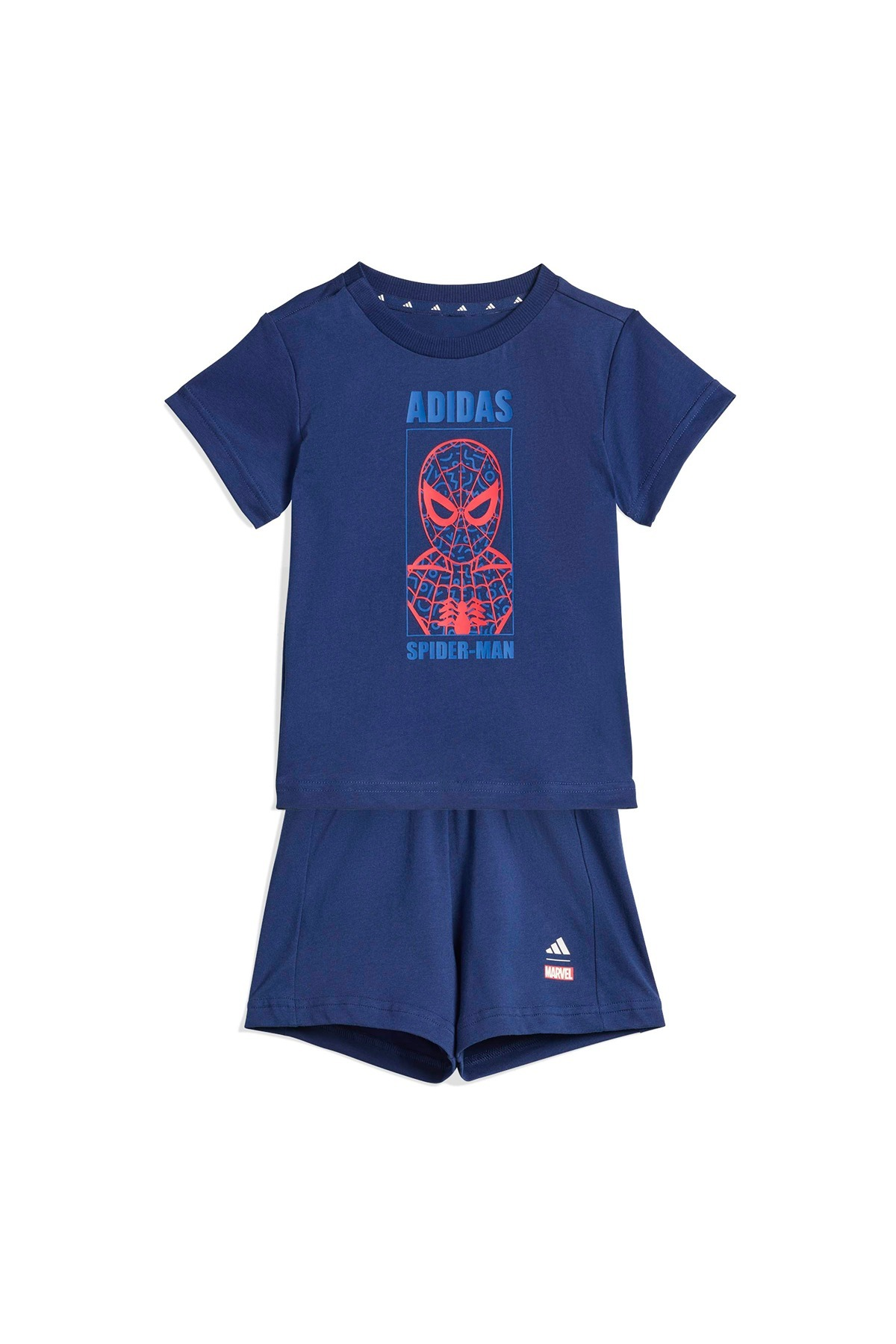 adidas Bebek  Mavi  Şortlu Takım I MRVL SM T SET JZ7676