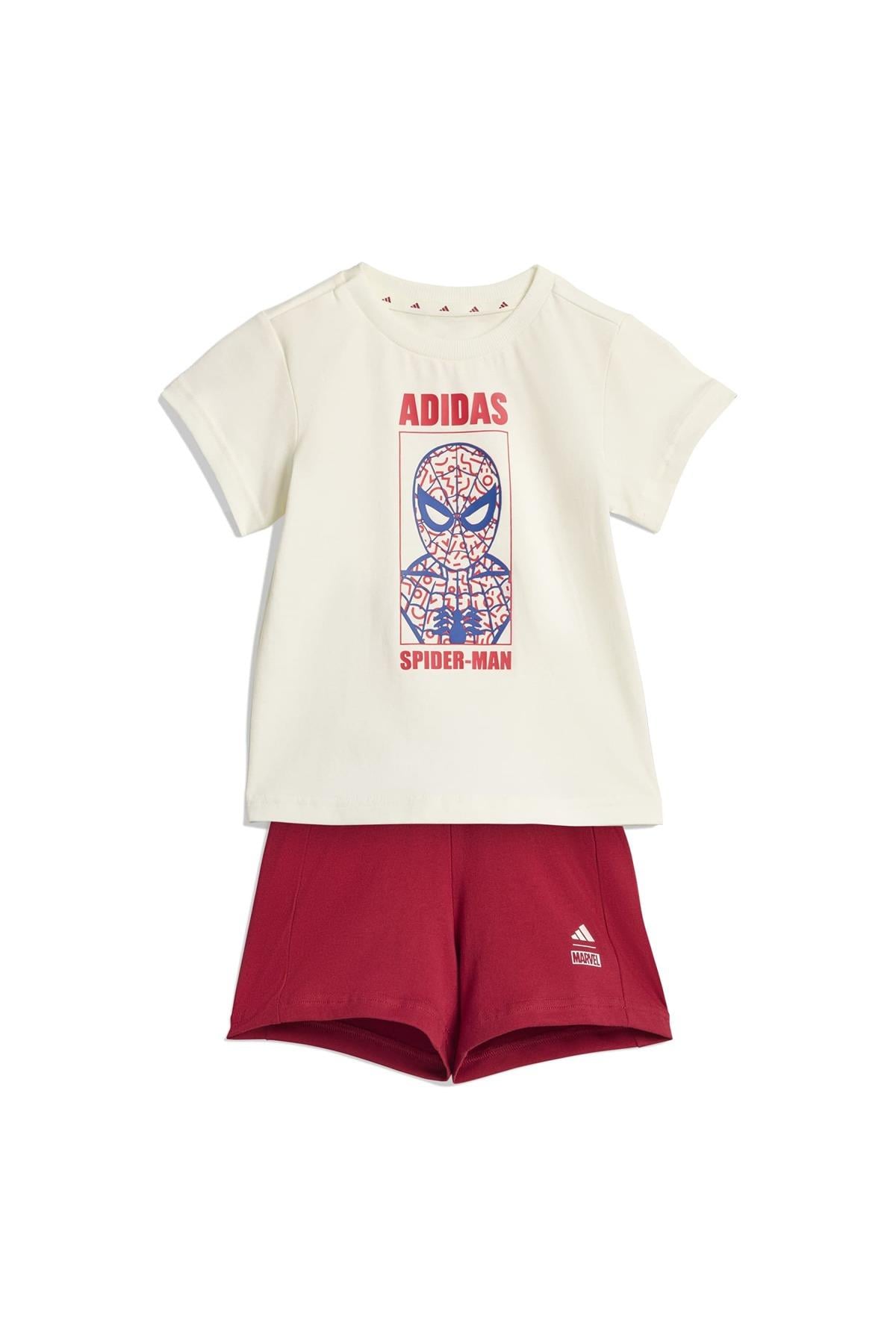 adidas Beyaz  Bebek  Eşofman I MRVL SM T SET JZ3550