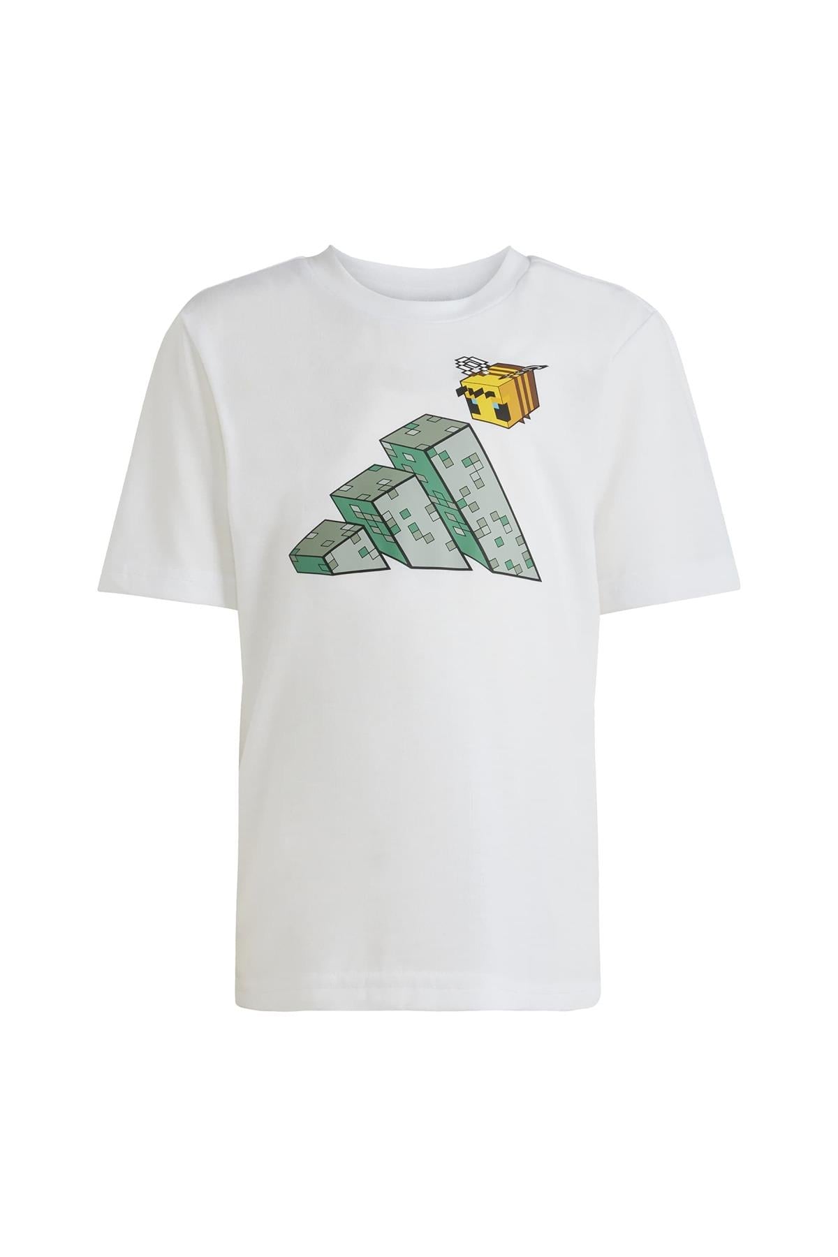 adidas  Çocuk Beyaz  Şortlu Takım LK MC TR SSET JZ3533